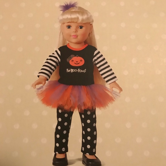 NEW Happy Halloween Outfit for 18” Doll - Picture 4 of 5